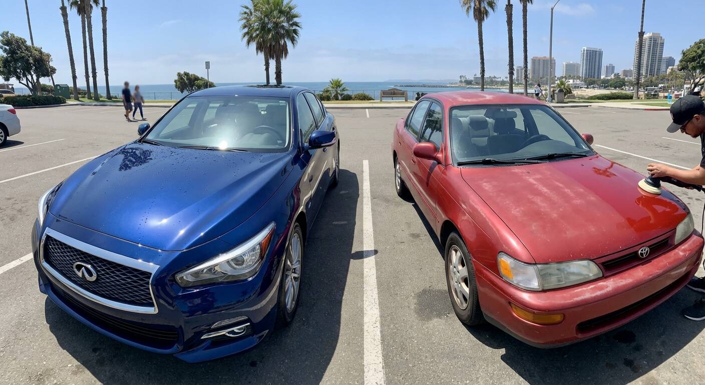 Ceramic Coating for New Cars vs Older Cars in San Diego