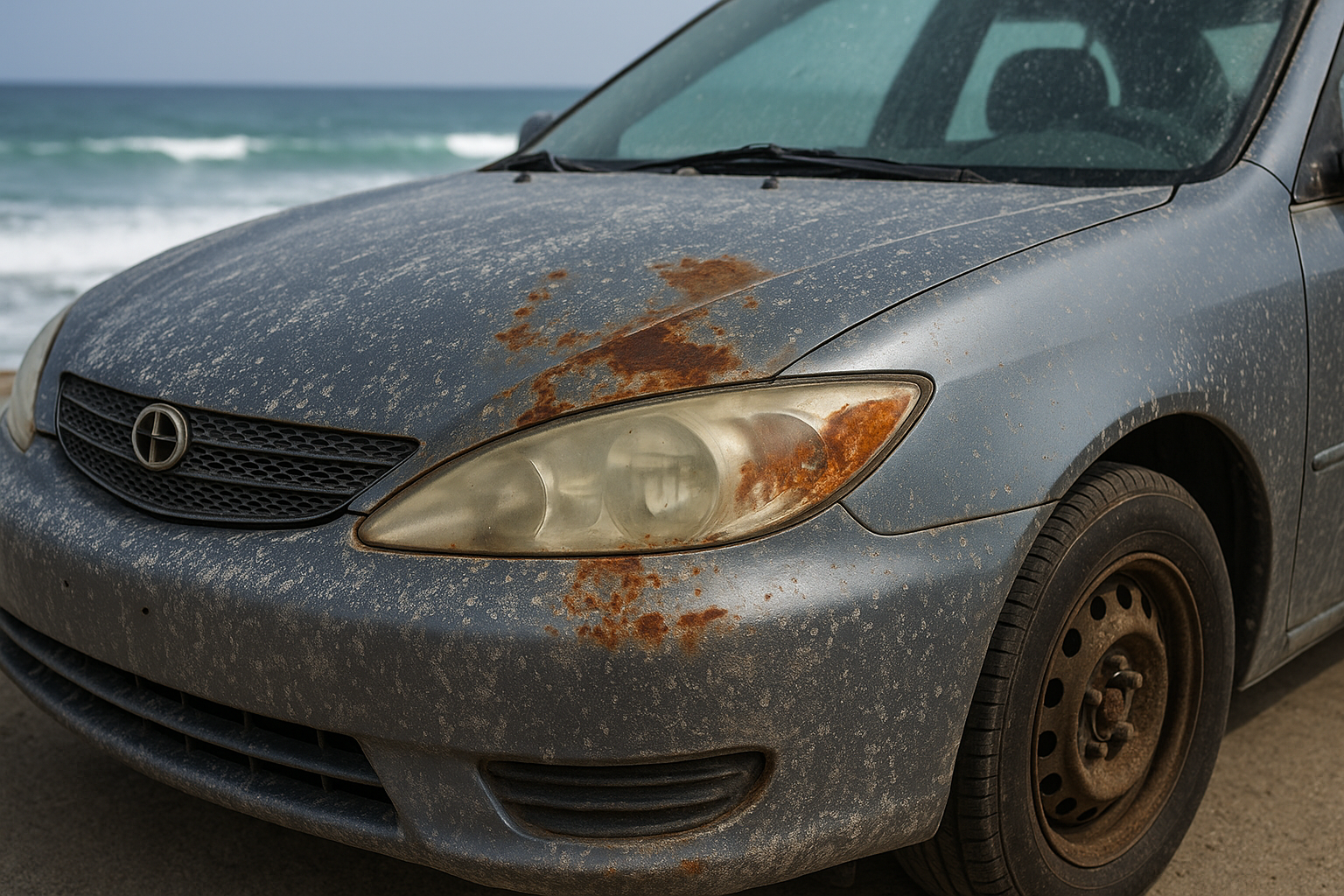 How San Diego’s Salt Air Can Wear Down Your Car’s Paint